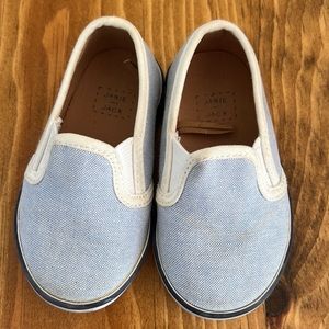 Janie and Jack light blue loafers
